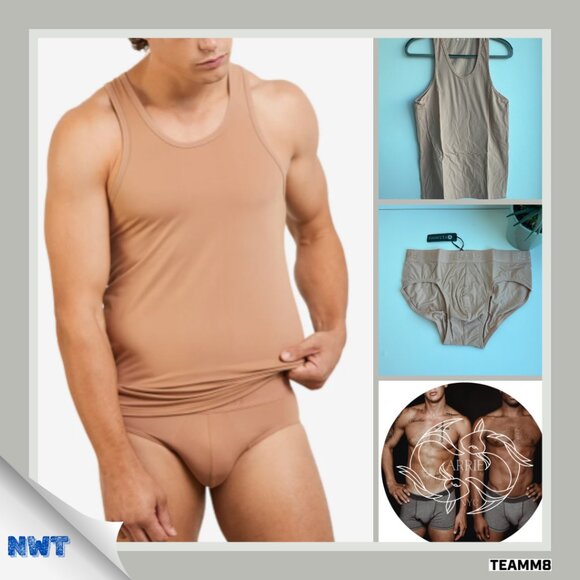 TEAMM8 - Tank and Brief Set - Skin Fabulous (M) - PRICE FIRM - Picture 1 of 13